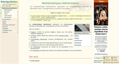 Desktop Screenshot of elemathique.com